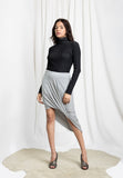 CODEMH Lurex Rib Skirt