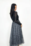 CHOKLATE PARIS Aria Leopard Tulle Skirt