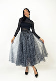 CHOKLATE PARIS Aria Leopard Tulle Skirt