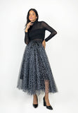 CHOKLATE PARIS Aria Leopard Tulle Skirt